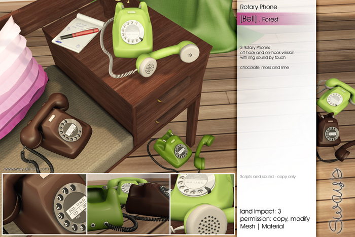 Sway's [Bell] Rotary Phone . Forest