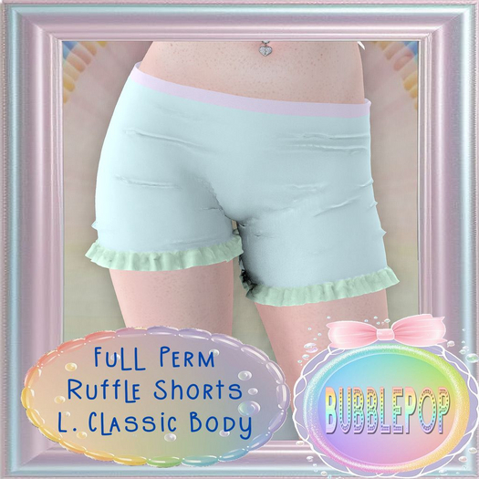 [BP] Full Perm L. Classic Ruffled Shorts (Add to Unpack)