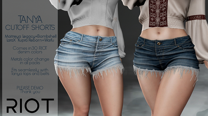 RIOT / Tanya Shorts - Fatpack