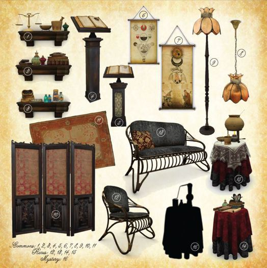 [noctis] Master Alchemist cauldren table RARE