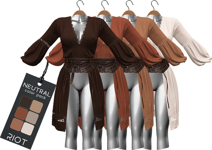 RIOT / Tanya Tops - Nudes Pack