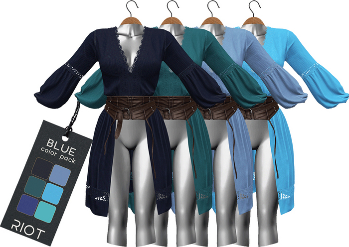 RIOT / Tanya Tops - Blues Pack