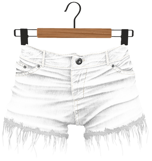 RIOT / Tanya Shorts - White