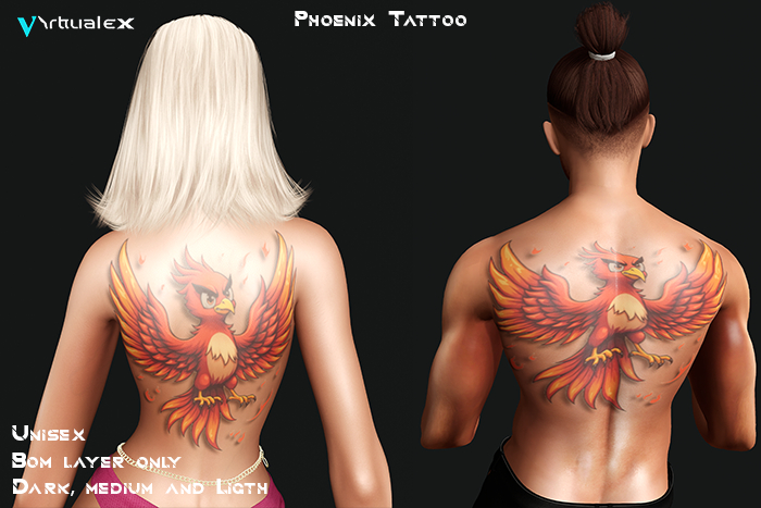 Virtualex tattoo - Phoenix Tattoo