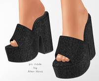 ☀️ 13. LUNA - HEELS BLACK - DEMICORN ☀️ - SALE !