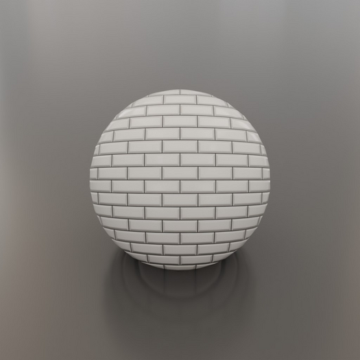 (TI) PBR (Tiles 1k (White, Raised))
