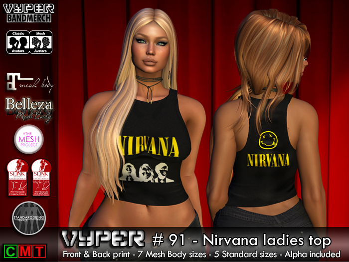 [VYPER] NIRVANA Ladies Mesh Top