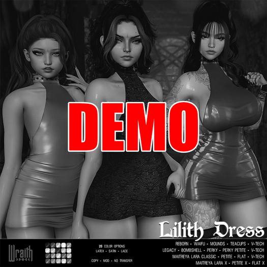 DEMO - wraith - Lilith Dress - {DEMO}