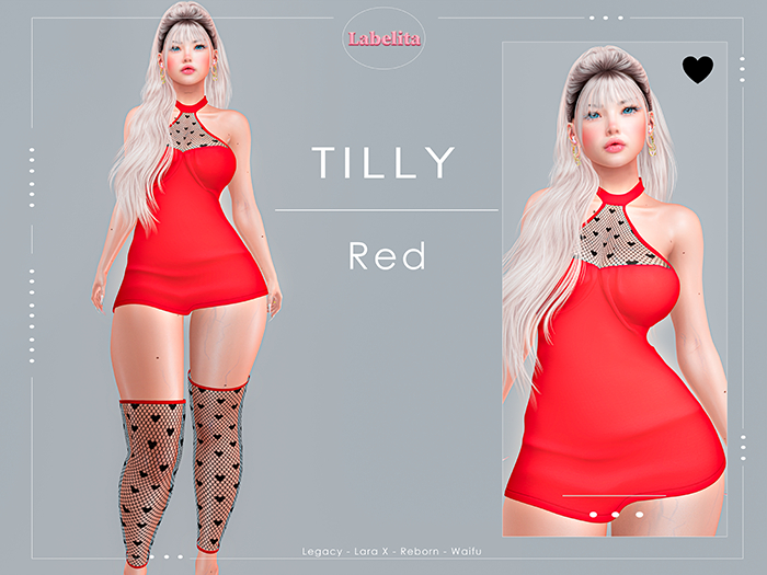 [LABELITA] Tilly Dress Red