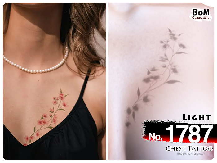 (Chest Tattoo) No.1787 Light