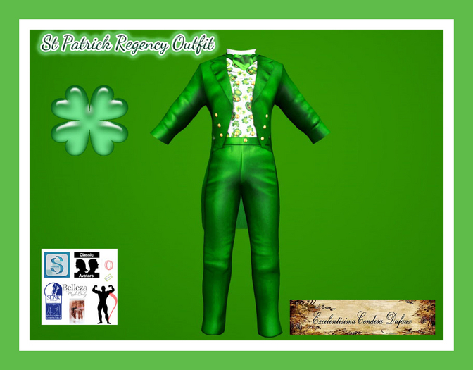 St Patrick Regency Outfit (Wear)