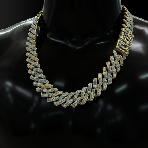 DGE Man Cuban Link Chain 