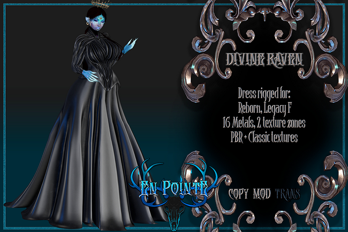 {EP} Divine Raven Dress (add to auto-unpack)