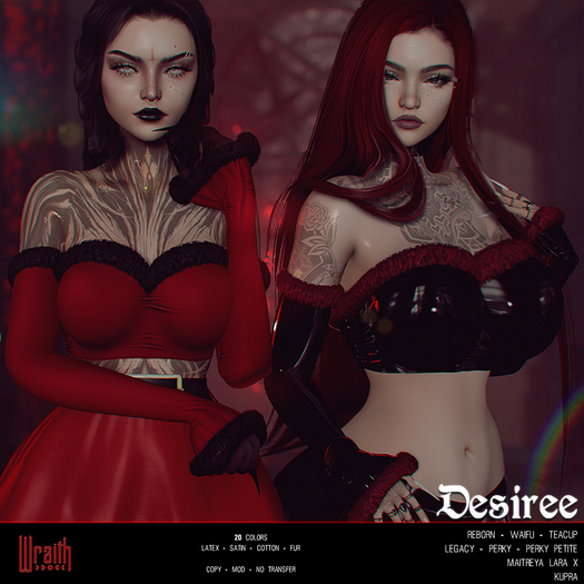 - wraith - Desiree Top - {Legacy Fatpack}