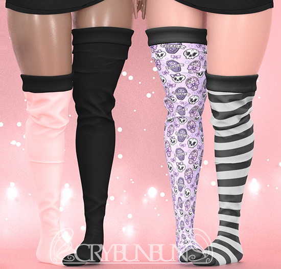 CryBunBun - SLEIGH YOU - Socks - DEMO
