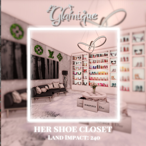 Glamique:  Her Shoe Closet Premade