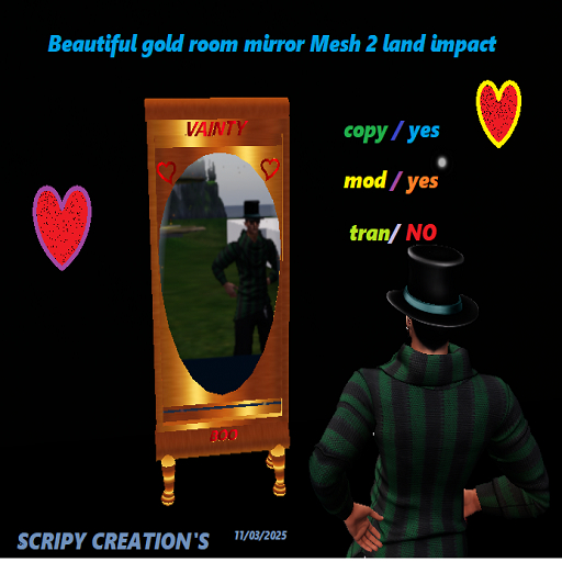 Golden Vainty Mirror