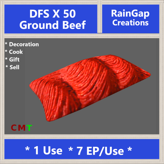 DFS GROUND BEEF X 50