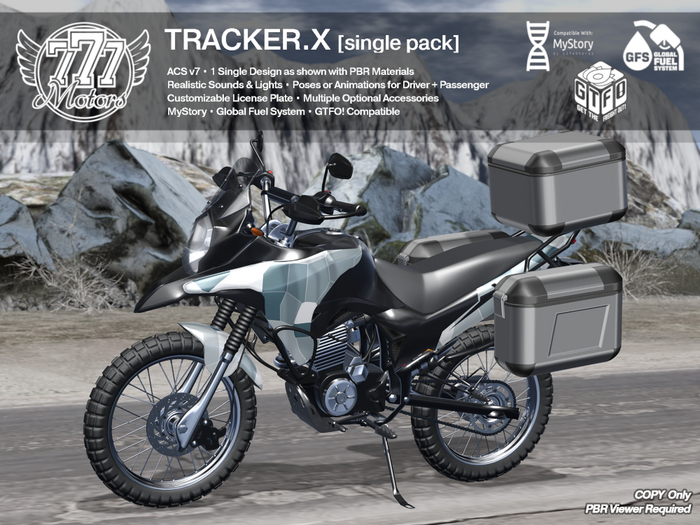 [777] Tracker.X - Arctic Camo (Add) [PBR Viewer Required]