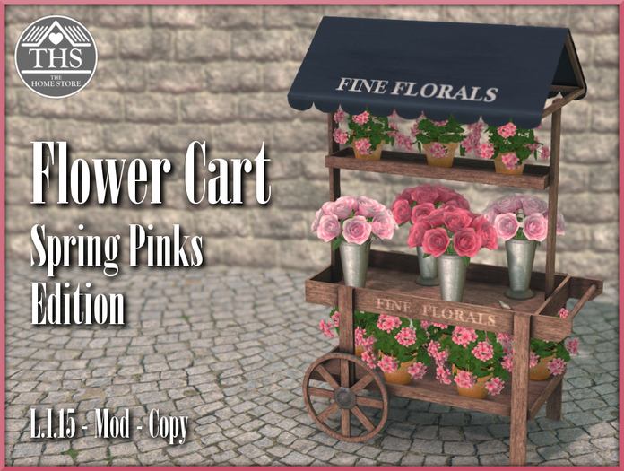 SPRING FLOWER CART
