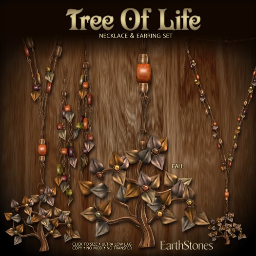 EarthStones Tree of Life Set - Fall (BOX)