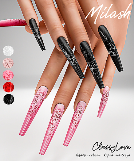 Milash : ClassyLove Nails / Coffin L