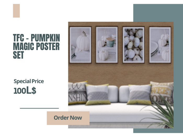 TFC - Pumpkin magic poster set