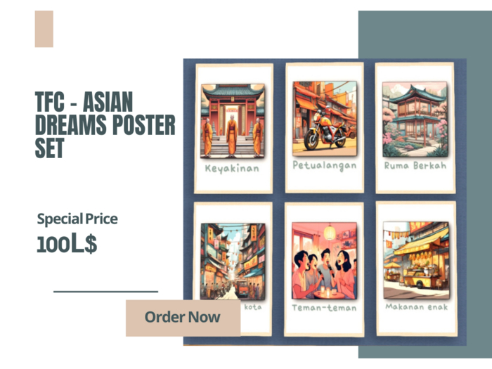 TFC - Asian Dreams poster set 