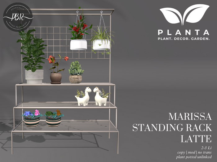 Planta - Marissa Standing Rack Latte