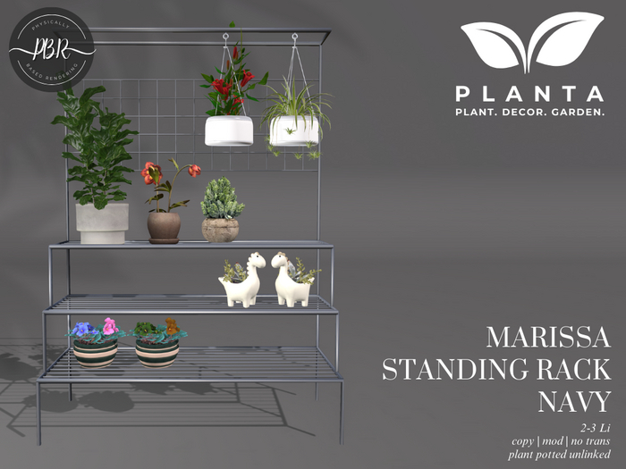 Planta - Marissa Standing Rack Navy
