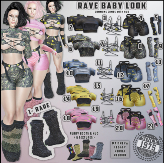 19.[Since1975] RaveBaby Pink Pasties - Reborn