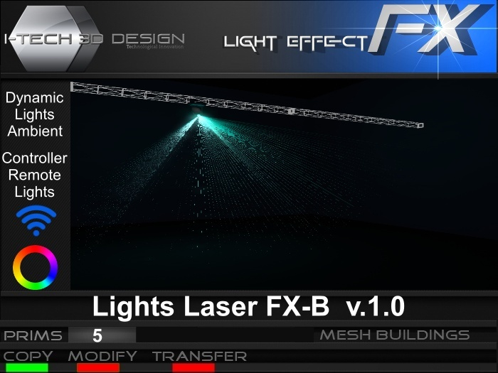 [I-T3D] Lights Laser FX-B  v.1.0