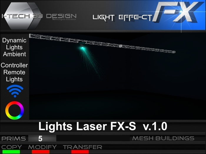 [I-T3D] Lights Laser FX-S  v.1.0
