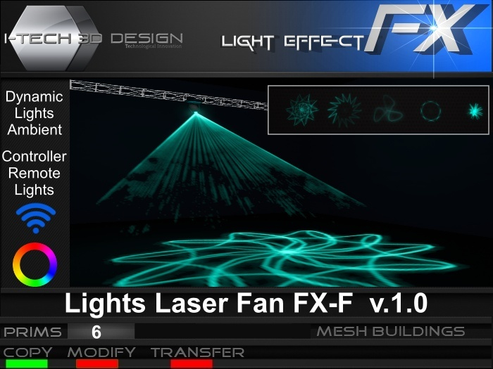 [I-T3D] Lights Laser Fan FX-F  v.1.0