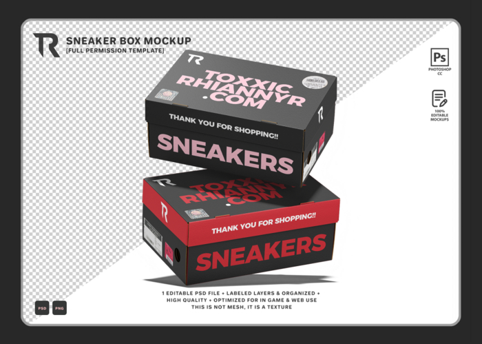 [TR] Sneaker Box Mockup 2