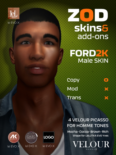 ZOD EVO X Skin FORD 2K [FATPACK]