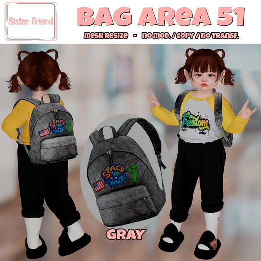 SF Bag Area 51 - GRAY