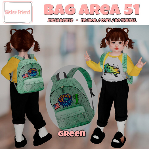 SF Bag Area 51 - GREEN