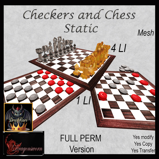 Full Perm Checkers and Chess Static