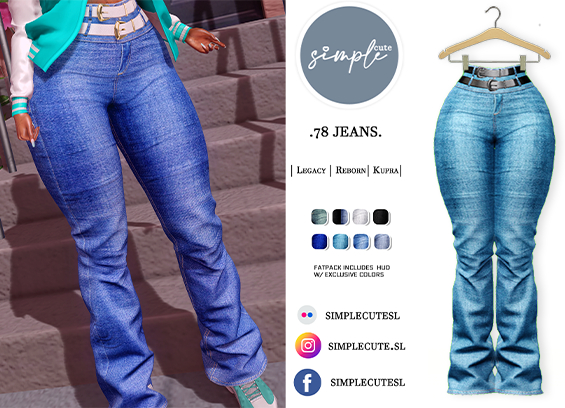 [simpleCUTE]  78 Jeans - Fade  //ADD ME//