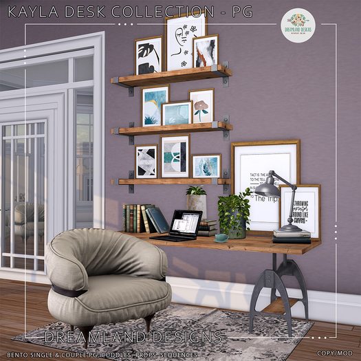 DD Kayla Desk Nook Collection FatPack PG