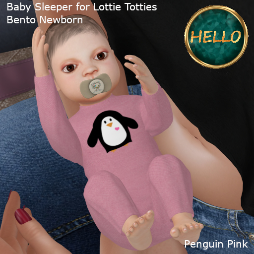 Baby Sleeper - Penguin Pink boxed