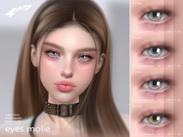 41m / Eyes Molie: 12 Colors