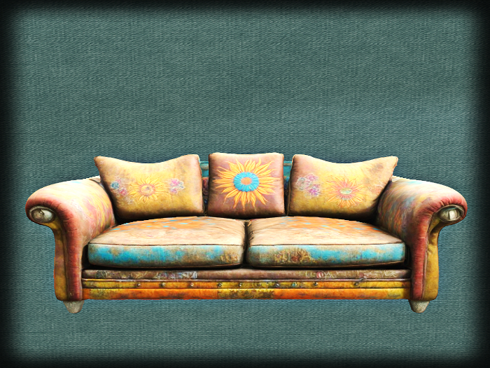 B&C Hippy Sofa w/ Cushions