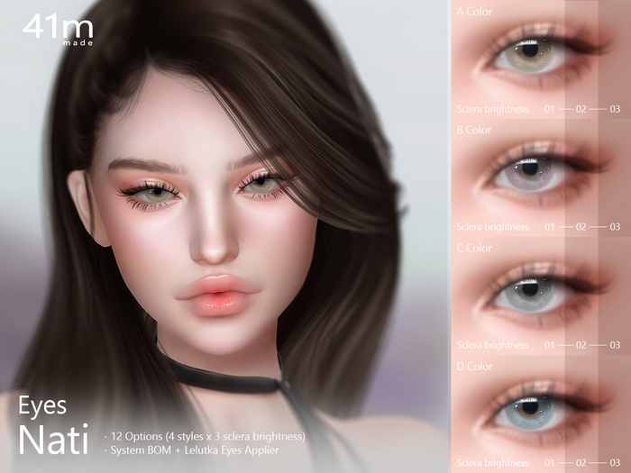 41m / Eyes Nati: 12 Colors