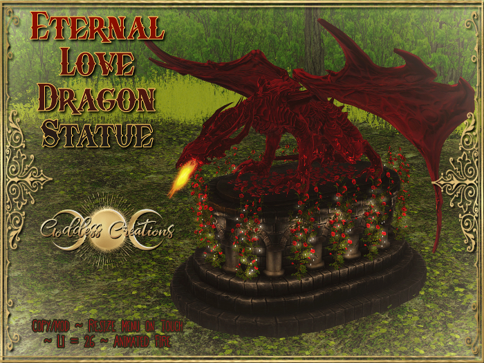 )O( GC: Eternal Love Dragon Statue 