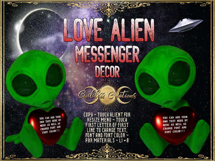 )O( GC: Alien Love Messenger - Decor