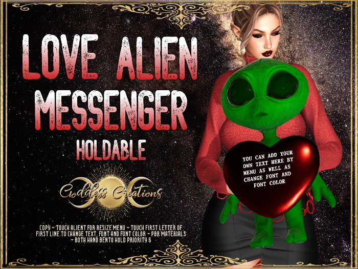 )O( GC: Alien Love Messenger - Holdable