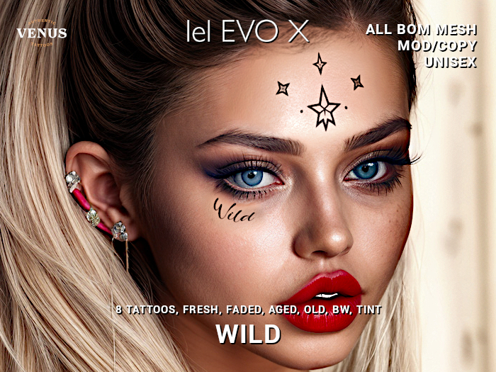WILD FACE TATTOO