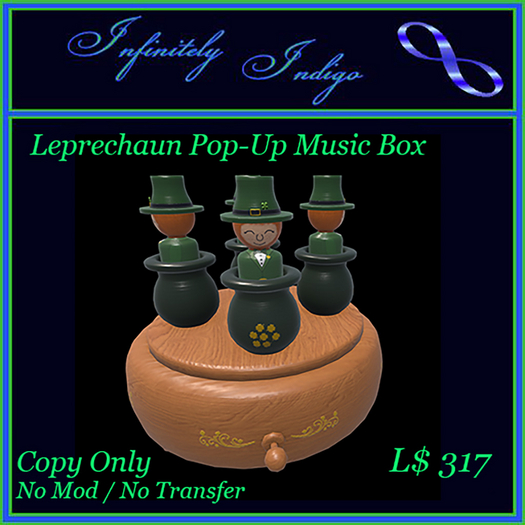 I.I.S.D. - Leprechaun Pop-Up Music Box